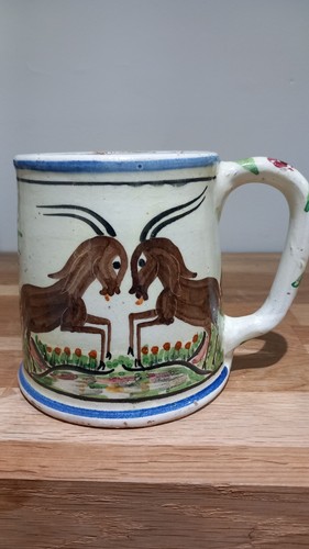 Vintage hand painted cypriot - hand,