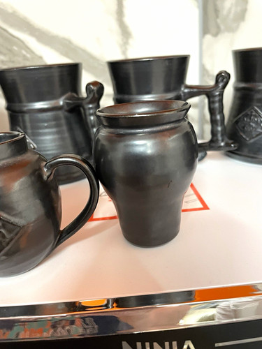 Calder art potter tankards - art,