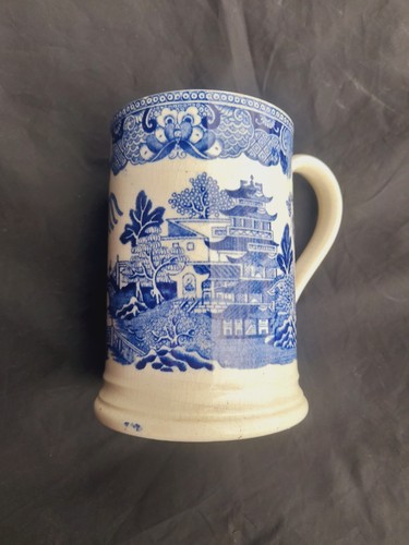 English blue and white ale - blue,
