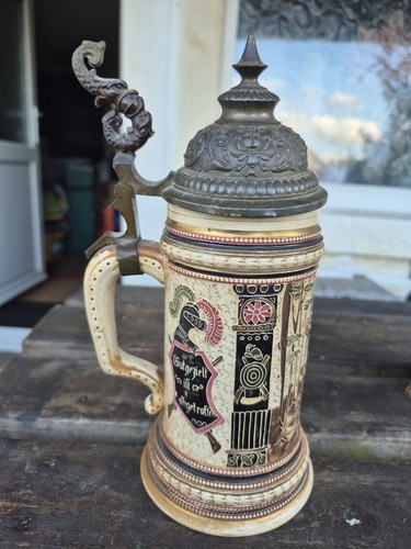 Vintage german beer - beer, stein