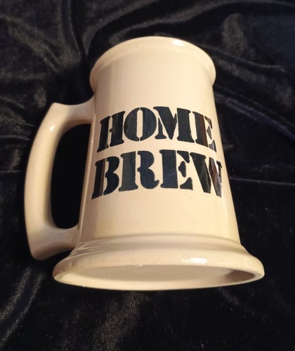 Natural pottery tankard - natural,