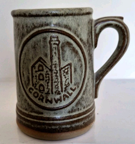 Vintage stoneware cornwall mug - cornwall,