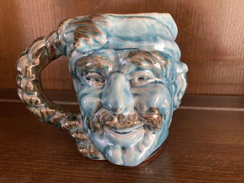 Vintage guernsey pottery mug - guernsey,