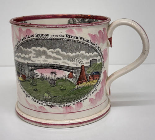 Sunderland pink lustre antique - sunderland,