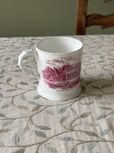 Antique coalport 1850s tankard - antique,