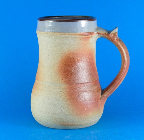 Studio pottery tankard - pottery, by