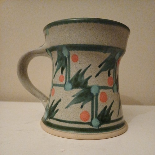Vintage studio pottery mug - vintage,