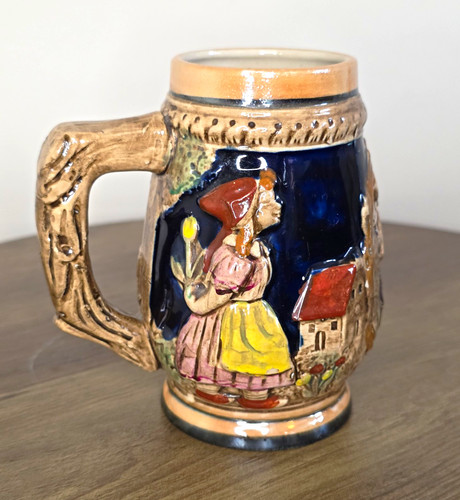 Vintage ceramic beer stein - beer,