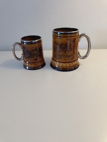 Ridgeway pottery tankards 2 - ridgeway, x