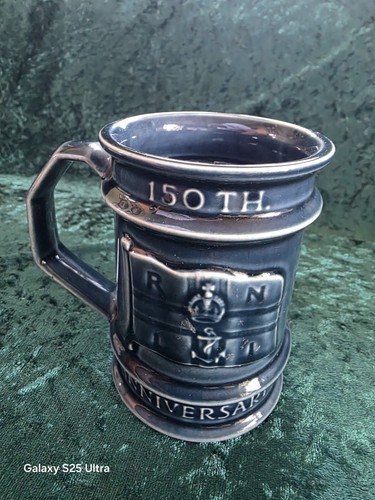 Holkham pottery blue tankard - holkham,